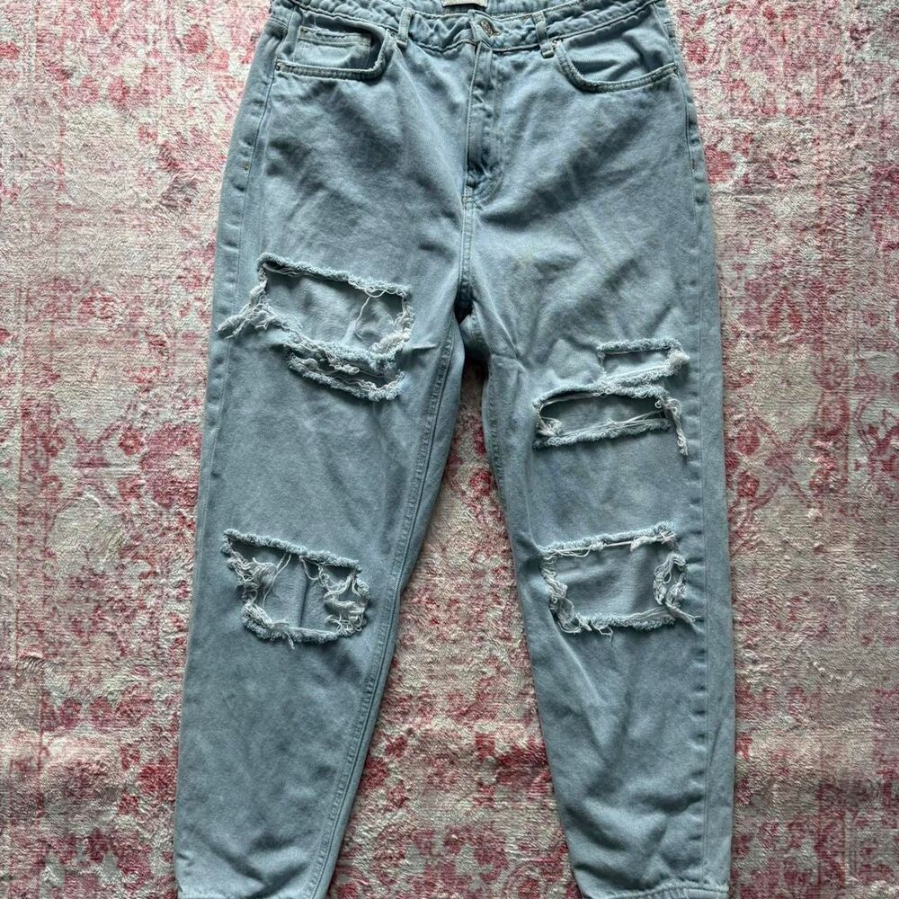 Forever-21 Men's Blue and Grey Jeans